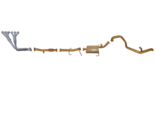 King Brown - Ford Maverick 4.2L N/A 1987 to 1997 (Long Wheel Base Petrol non EFI and Diesel) - Single 2 1/2" with Headers Kit