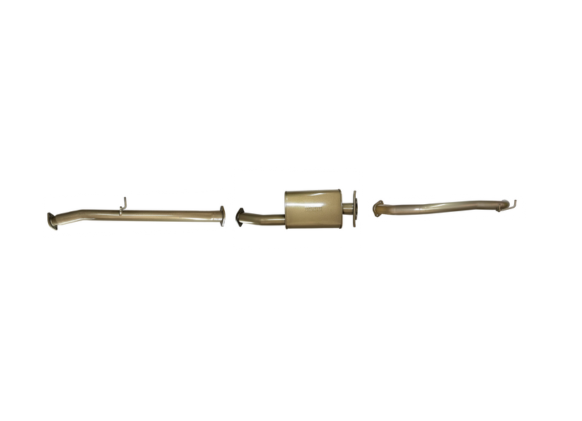 King Brown - Ford Ranger PX 3.2L TD 2016 to 2021 (with DPF/Air Purifier)- Single 3" with Centre Muffler DBF Back Kit