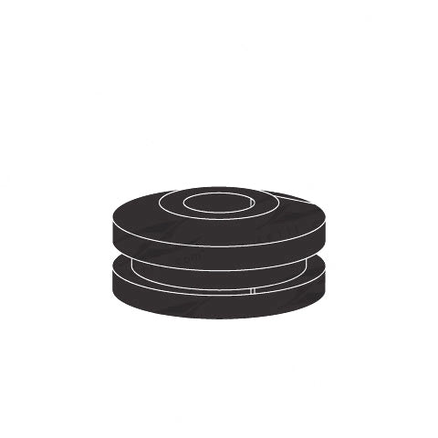 Redback Exhaust Rubber for Jaguar XJS 1973-1992, Jaguar Xjsc 1973-1992, Jaguar XJ 1973-1992 - BLR009