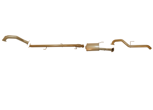 King Brown - Nissan Navara D40 Manual 3L V6 TD STX550 & STX Oct 2010 to 2016 (without DPF/Air Purifier) - Single 3" Kit