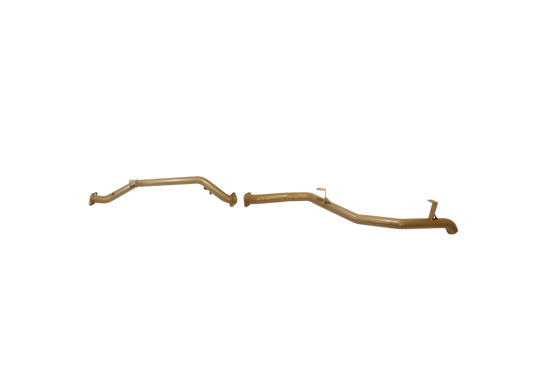 King Brown - Toyota Landcruiser 70/79 Series V8 4.5L Single Turbo Single Cab & Dual Cab Ute September 2016 to current (with Factory DPF/Air Purifier)-Single 3" Rear Pipe Only Kit