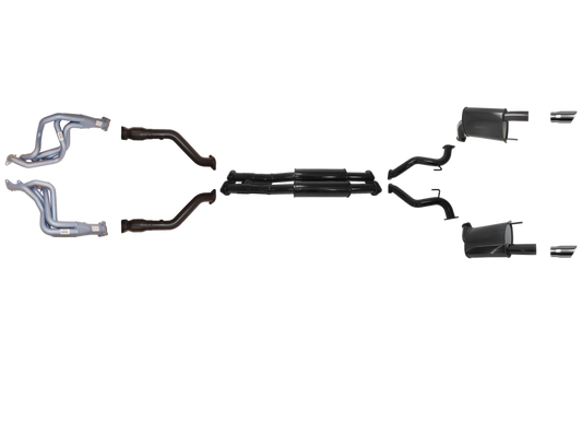 Pacemaker - Ford Mustang Coupe 2015 to 2017 5.0L Headers, Cats And Twin 3"Inch System RH Drive Only