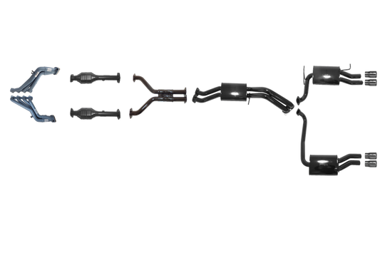 Pacemaker - Ford Falcon GT BF 5.4L Boss Tuned Headers And 3" Full System - Duel Outlet