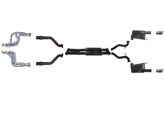 Pacemaker - Ford Mustang Convertible 2015 to 2017 5.0L Headers, Cats And Twin 3"Inch System RH Drive Only