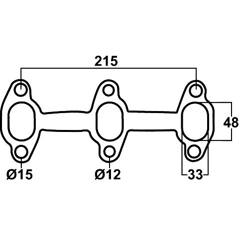 Redback Header gasket for Toyota 4Runner 3.0L V6, 3VZ, 24V, Cemjo - DSF778C