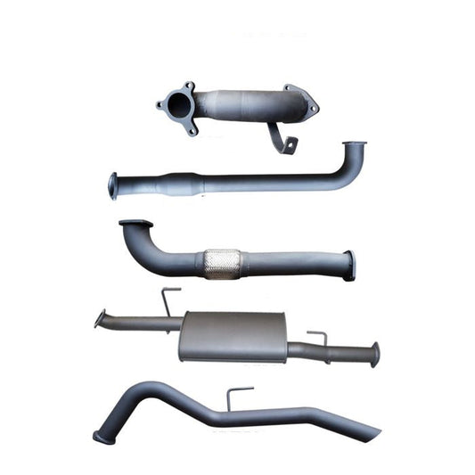Manta | 3″ Turbo Back Exhaust System with Cat & Rear Tailpipe | Nissan Navara D40 2.5L Turbo Diesel Manual Ute 2005–2007