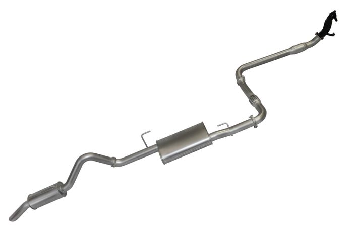 Manta | 3″ Turbo Back Exhaust System With Cat & Rear Muffler | Nissan Navara D40 2.5L Turbo Diesel Thai Build Manual Ute 2007–2015