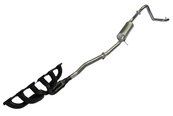 Manta 2.5″ Aluminised Full System with Extractors | Nissan Patrol GQ 4.2L TD42 Diesel & TB42 Petrol Coil Cab 1988–1999