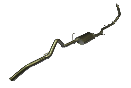 Manta 3″ Aluminised Turbo Back Exhaust with Cat | Nissan Navara D40 3.0L V6 Turbo Diesel Auto Ute 2011–2015