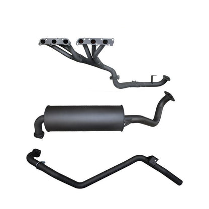 Manta | Extractors & 2.5″ Full Exhaust System (Mandrel Bend) | Toyota Landcruiser FZJ80 4.5L Petrol Wagon 1992–1997