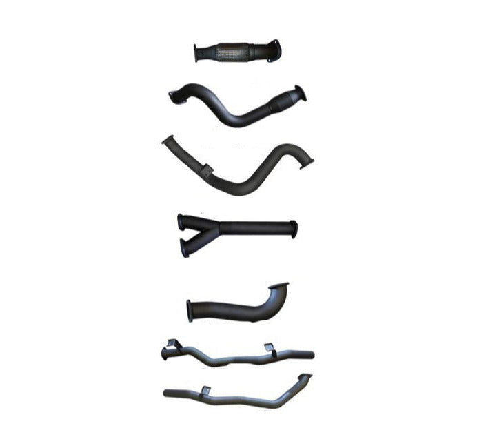 Manta | Twin 3″ Turbo Back Exhaust WOM With Cat | Toyota Landcruiser VDJ79 Single Cab V8 Ute 2007–2016 (Pre-DPF)
