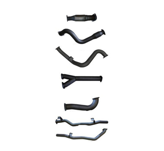 Manta | Twin 3″ Turbo Back Exhaust WOM With Cat | Toyota Landcruiser VDJ79 Single Cab V8 Ute 2007–2016 (Pre-DPF)