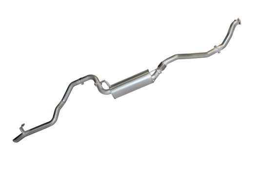 Manta | 3″ Turbo Back Exhaust System with Muffler | Toyota Landcruiser HZJ105 Wagon 4.2L 1HZ Garrett 3-Bolt Turbo 1998–2007