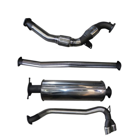 Manta | 3″ Turbo Back Exhaust with Cat Twin Tip Side Exit | Ford Ranger PX 3.2L CRD Ute 2011–2015
