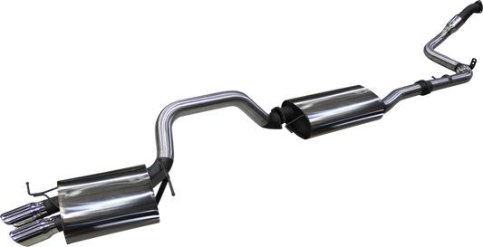 Manta - Ford Territory SUV SZ 2.7L V6 Turbo Diesel (2011-2016) - Full System - 3" Stainless Single Exhaust - with Cat - Twin Tip Exit