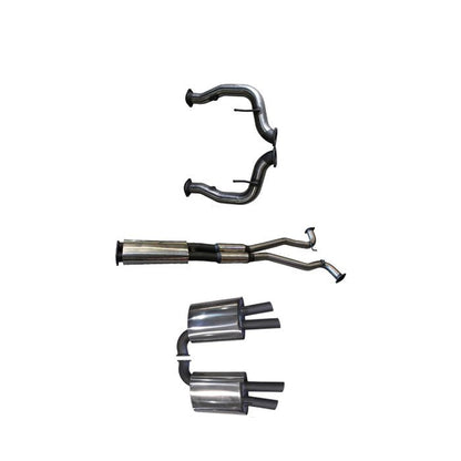 Manta Twin 3″ Stainless Cat Back Exhaust with Centre & Rear Mufflers | HSV Clubsport / GTS / Senator VF Gen-F 2013–2017