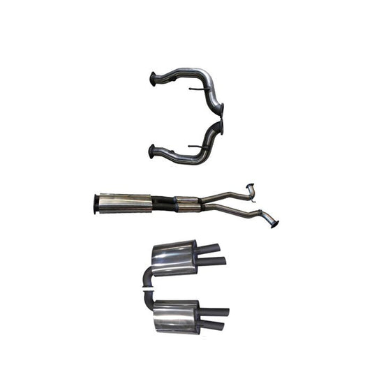 Manta Twin 3″ Stainless Cat Back Exhaust with Centre & Rear Mufflers | HSV Clubsport / GTS / Senator VF Gen-F 2013–2017