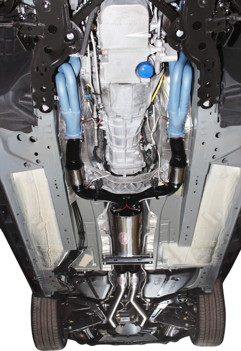Manta Twin 3″ Stainless Full System with 1⅞″ Extractors & Centre & Rear Mufflers | HSV Clubsport GTS VF 2013–2017