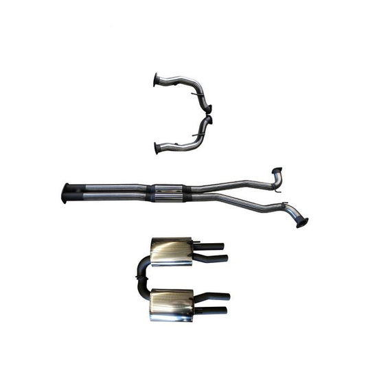 Manta | Twin 3″ Cat Back Exhaust System with Mufflers | HSV VF Maloo V8 Ute 2013–2017