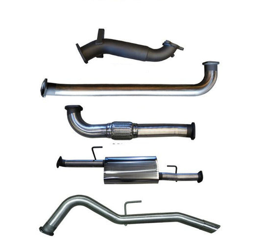 Manta | 3″ Turbo Back Exhaust System Without Cat & Tailpipe | Nissan Navara D40 2.5L Turbo Diesel Thai Build Manual Ute 2007–2015