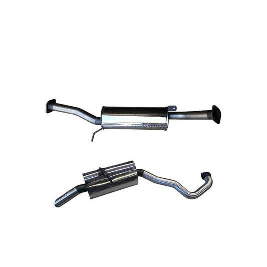 Manta | 2.5″ Cat Back Exhaust with Centre & Rear Muffler | Nissan Patrol GU 4.8L TB48 Petrol Wagon 2002–2012