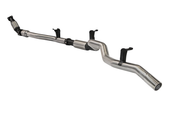 Manta 3″ Stainless Turbo Back Exhaust with Cat & Rear Hotdog | Toyota Landcruiser 76 Series VDJ76 2007–2016
