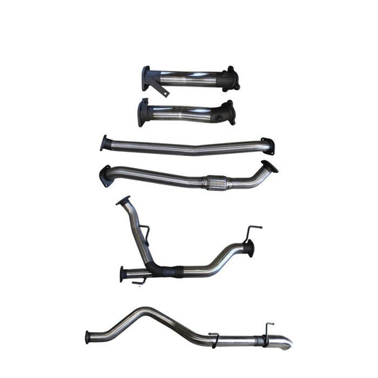 Manta | 2.5″ Dual into 3″ Turbo Back without Cats, No Mufflers & Dump Tip | Toyota Landcruiser VDJ200 2007–2015