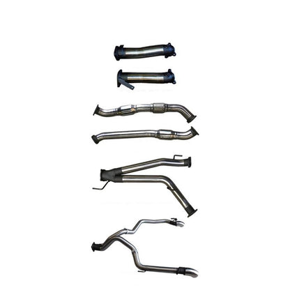 Manta | 3″ Turbo Back with Cats, No Muffler, Dual Exit L&R | Toyota Landcruiser VDJ200 4.5L V8 Diesel Wagon 2007–2015