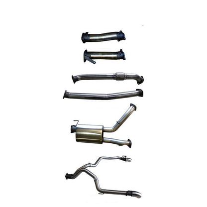 Manta | 3″ Turbo Back without Cats with Muffler, Dual Exit L&R | Toyota Landcruiser VDJ200 4.5L V8 Diesel Wagon 2007–2015
