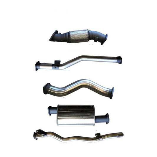 Manta | 3″ Turbo Back Exhaust No Cat With Muffler | Toyota Landcruiser VDJ79 Dual Cab V8 Ute 2012–2016 (Pre-DPF
