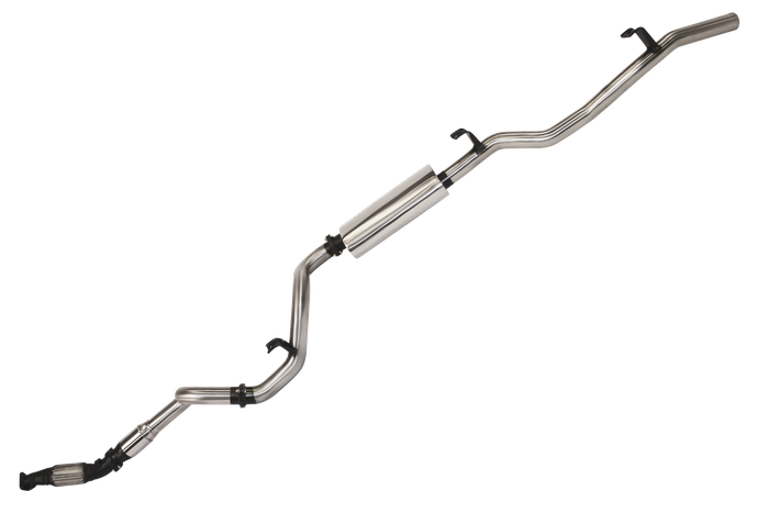 Manta 3″ Stainless Turbo Back Exhaust with Cat & Muffler | Toyota Landcruiser 75 & 78 Series VDJ78 2007–2016