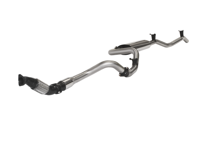 Manta 3″ Stainless Turbo Back Exhaust with Cat & Muffler | Toyota Landcruiser 75 & 78 Series VDJ78 2007–2016