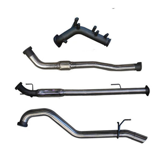 Manta | 3″ Turbo Back Exhaust System without Cat with Hotdog | Toyota Hilux GUN126R 2.8L D4D Ute 2015–2025