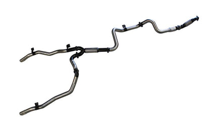 Manta | Twin 3″ Turbo Back Exhaust with Hotdog & Cat | Toyota Landcruiser VDJ79 Single Cab V8 Ute 2007–2016 (Pre-DPF)