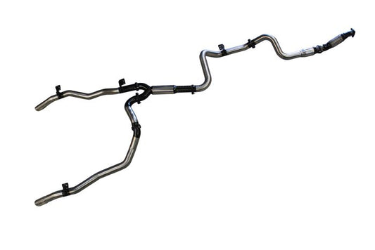 Manta | Twin 3″ Turbo Back Exhaust with Hotdog & Cat | Toyota Landcruiser VDJ79 Single Cab V8 Ute 2007–2016 (Pre-DPF)