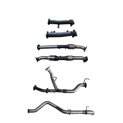 Manta | 2.5″ Turbo Back with Cats Pipe Only Dump Tip | Toyota Landcruiser VDJ200 4.5L V8 Diesel 2015–2021