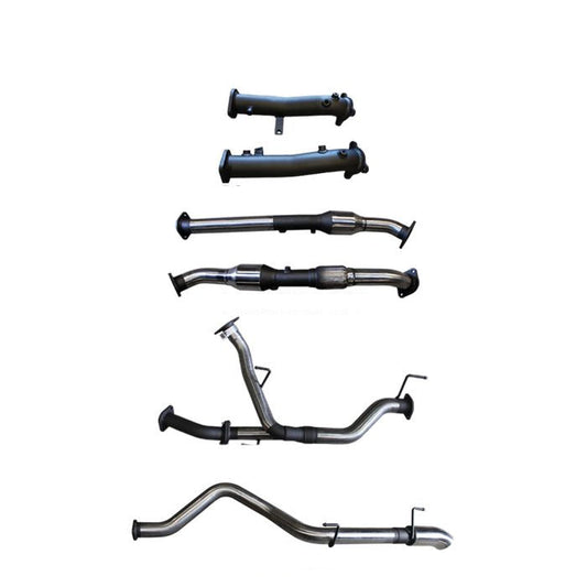Manta | 2.5″ Turbo Back with Cats Pipe Only Dump Tip | Toyota Landcruiser VDJ200 4.5L V8 Diesel 2015–2021