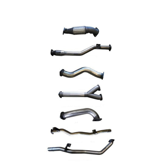 Manta | Twin 3″ Turbo Back Exhaust with Cat & WOM | Toyota Landcruiser VDJ79 Dual Cab V8 Ute 2012–2016