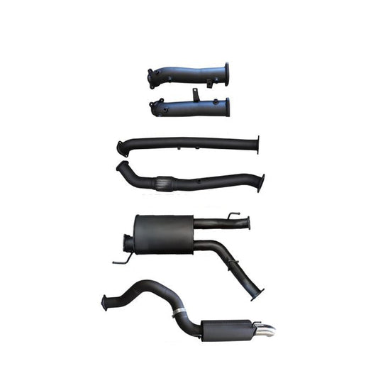 Manta | 3″ Dual Turbo Back without Cats with Muffler 4″ Tailpipe | Toyota Landcruiser VDJ200 4.5L V8 Diesel 2015–2021