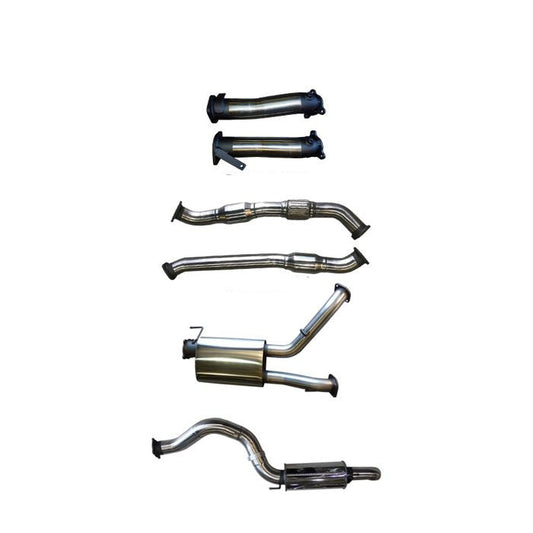 Manta | 3″ Turbo Back with Cats & Muffler, 4″ Exit | Toyota Landcruiser VDJ200 4.5L V8 Diesel Wagon 2007–2015