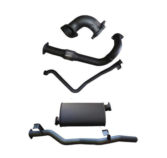 Manta | 3″ Turbo Back Exhaust System with Muffler to Suit CT26 Turbo | Toyota Landcruiser HZJ79 4.2L Diesel Ute 1999–2006
