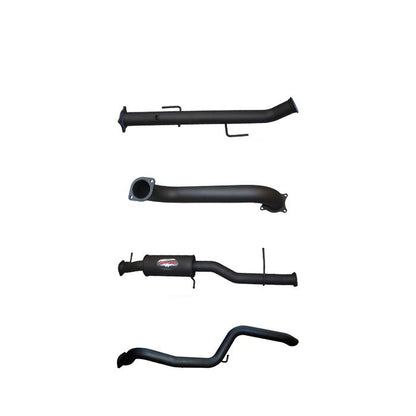Manta | 3in Dump Pipe Back Exhaust with Small Muffler Extended Tailpipe | Volkswagen Amarok V6 TDI550 TDI580 Ute 2016–2022