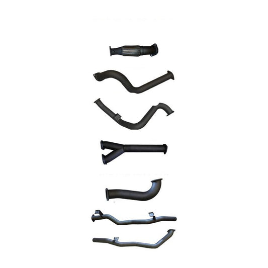 Manta | Twin 3″ Turbo Back Exhaust WOM No Cat | Toyota Landcruiser VDJ79 Single Cab V8 Ute 2007–2016 (Pre-DPF)