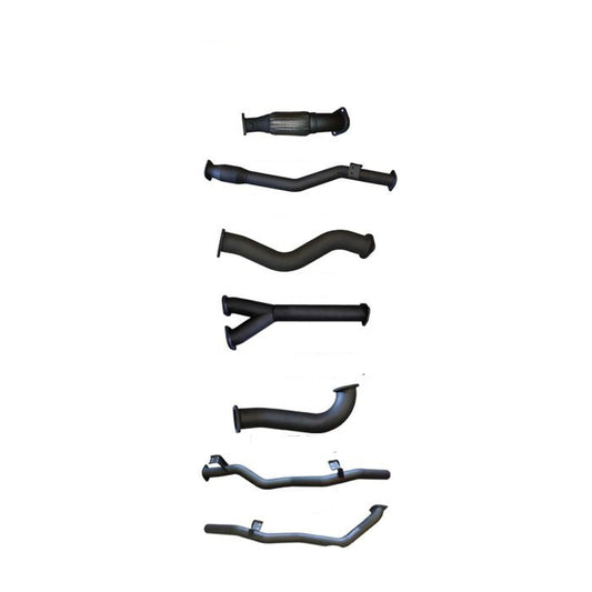 Manta | Twin 3″ Turbo Back Exhaust with Cat & WOM | Toyota Landcruiser VDJ79 Dual Cab V8 Ute 2012–2016