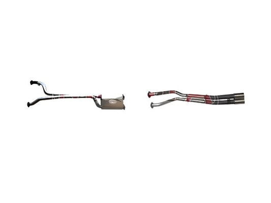 Manta | Twin 2.5" Cat Back Muffler/Tailpipe | Ford Falcon AU 5.0L V8 Ute (including XR8) 1998–2002