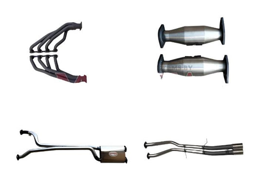 Manta | 2.5" Dual Full System with Extractors Muffler/Tailpipe | Ford Falcon AU 5.0L V8 Ute (including XR8) 1998–2002