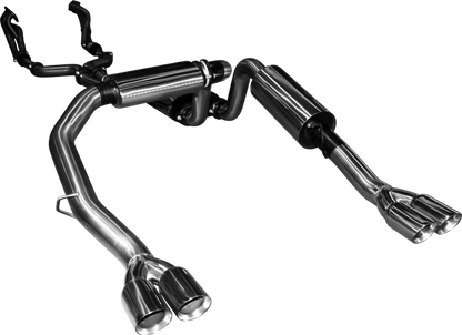 Manta | Twin 3″ Full Exhaust System with Extractors, Muffler/Muffler | Ford Falcon FG 5.4L XR8 Ute 2008–2010, FPV GS/Pursuit 5.4L/5.0L V8 Ute 2008–2014