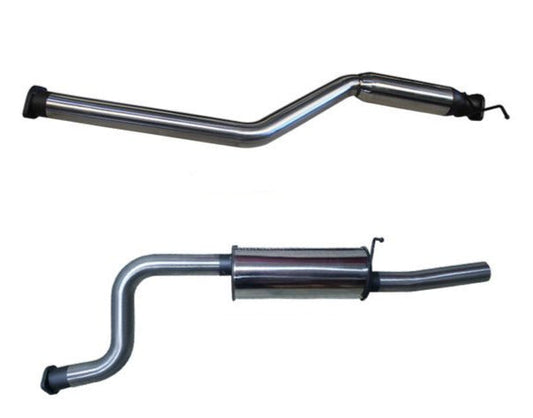 Manta | 2.5" Cat Back Exhaust System with Hotdog/Muffler | Ford Falcon BA BF FG FG-X 4.0L 6Cyl Ute 2002–2016