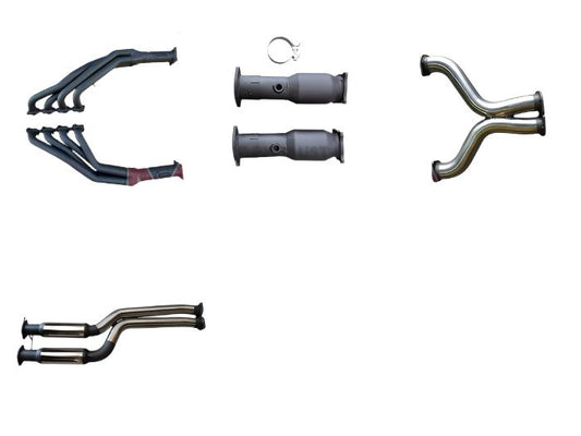 Manta | Twin 3" Full Exhaust System with Extractors | Ford Falcon BA BF XR8 FPV V8 Ute 2002–2008