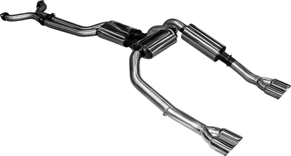 Manta | Twin 3" Cat Back Exhaust System with Muffler/Muffler | Ford Falcon BA BF 5.4L V8 Ute & FPV Pursuit 2002–2008